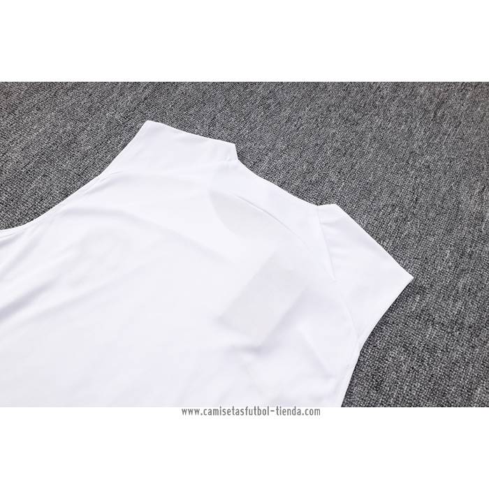 Camiseta de Entrenamiento Corinthians 2023 2024 Sin Mangas Blanco